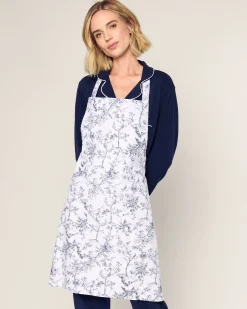 Petite Plume Adult Apron in Timeless Toile