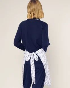 Petite Plume Adult Apron in Timeless Toile