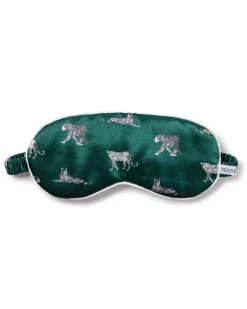 Women Petite Plume Adult's Silk Sleep Mask in Panthère de Luxe