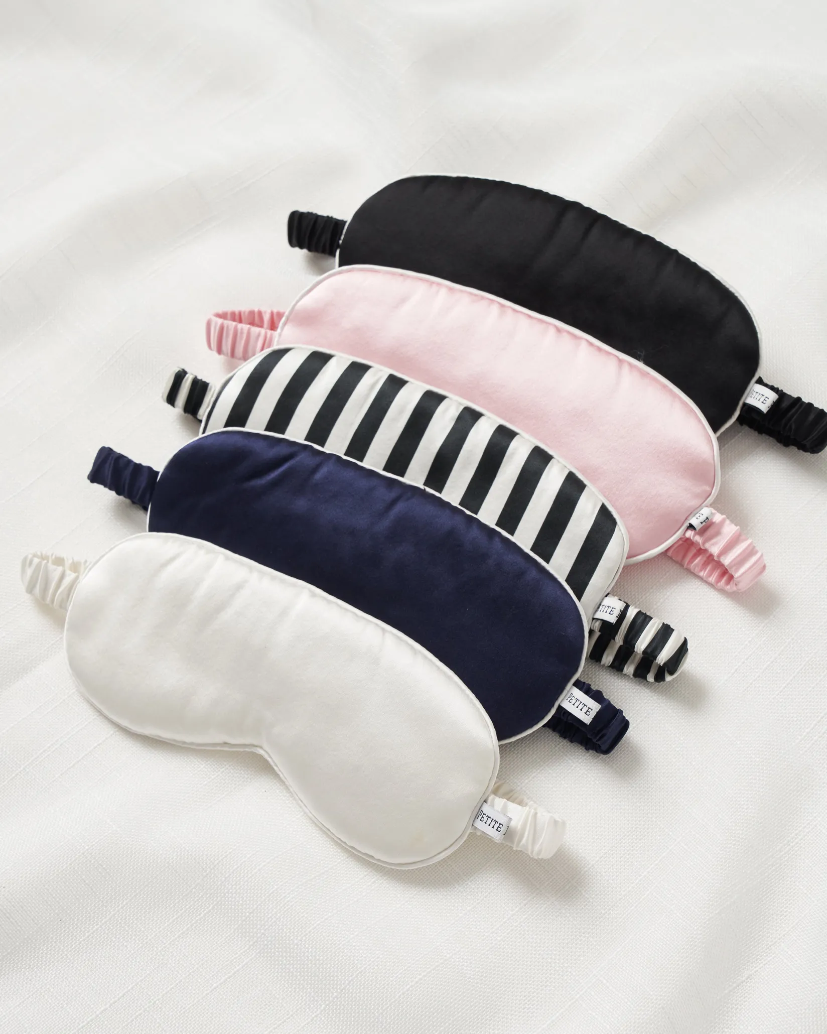 Women Petite Plume Adult's Silk Sleep Mask in Black