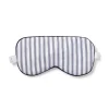 Women Petite Plume Adult's Twill Sleep Mask in Navy French Ticking