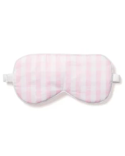 Women Petite Plume Adult's Twill Sleep Mask in Pink Gingham