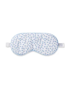 Women Petite Plume Adult's Twill Sleep Mask in Bluehearts
