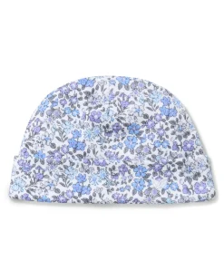 Petite Plume Baby Pima Hat in Fleurs de Rose