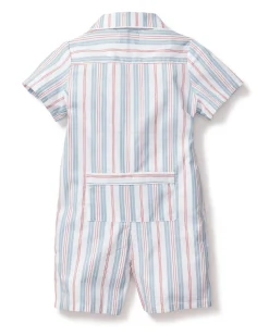 Petite Plume Baby Twill Summer Romper in