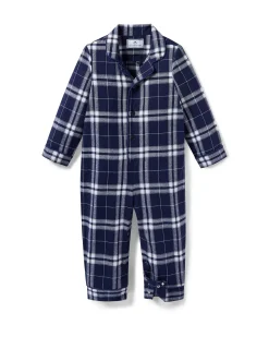 Petite Plume Baby's Brushed Cotton Classic Romper in Oxford Tartan
