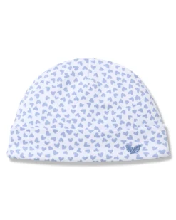 Petite Plume Baby's Pima Hat in Bluehearts