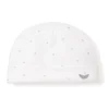 Petite Plume Baby's Pima Hat in Grey Stars