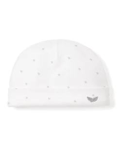 Petite Plume Baby's Pima Hat in Grey Stars