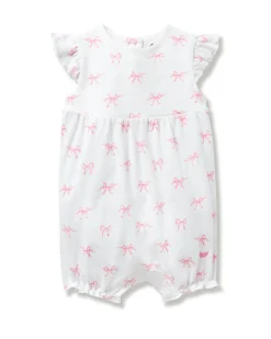 Petite Plume Baby's Pima Isla Play Romper in La Mer