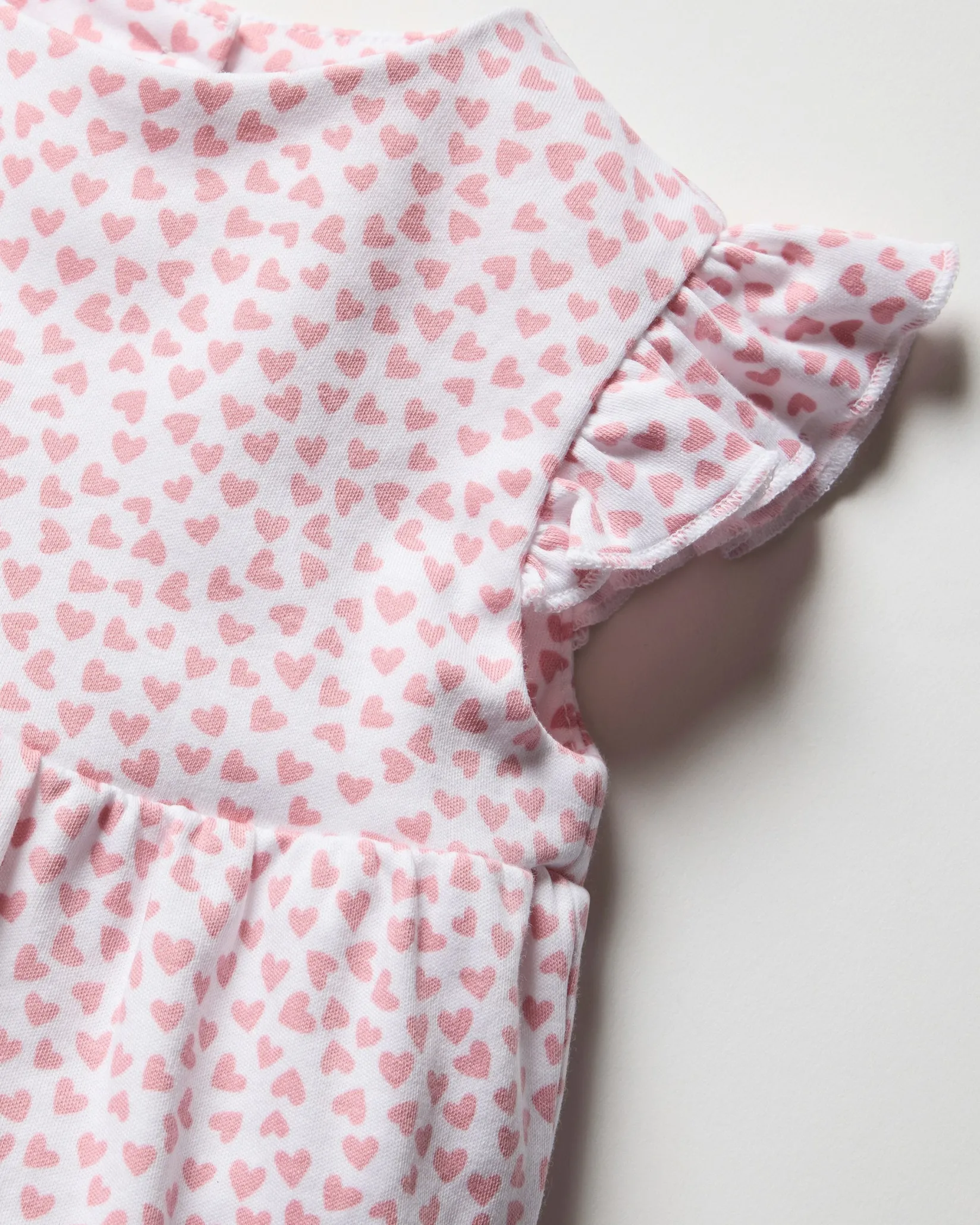 Petite Plume Baby's Pima Isla Play Romper in Cherry Orchard
