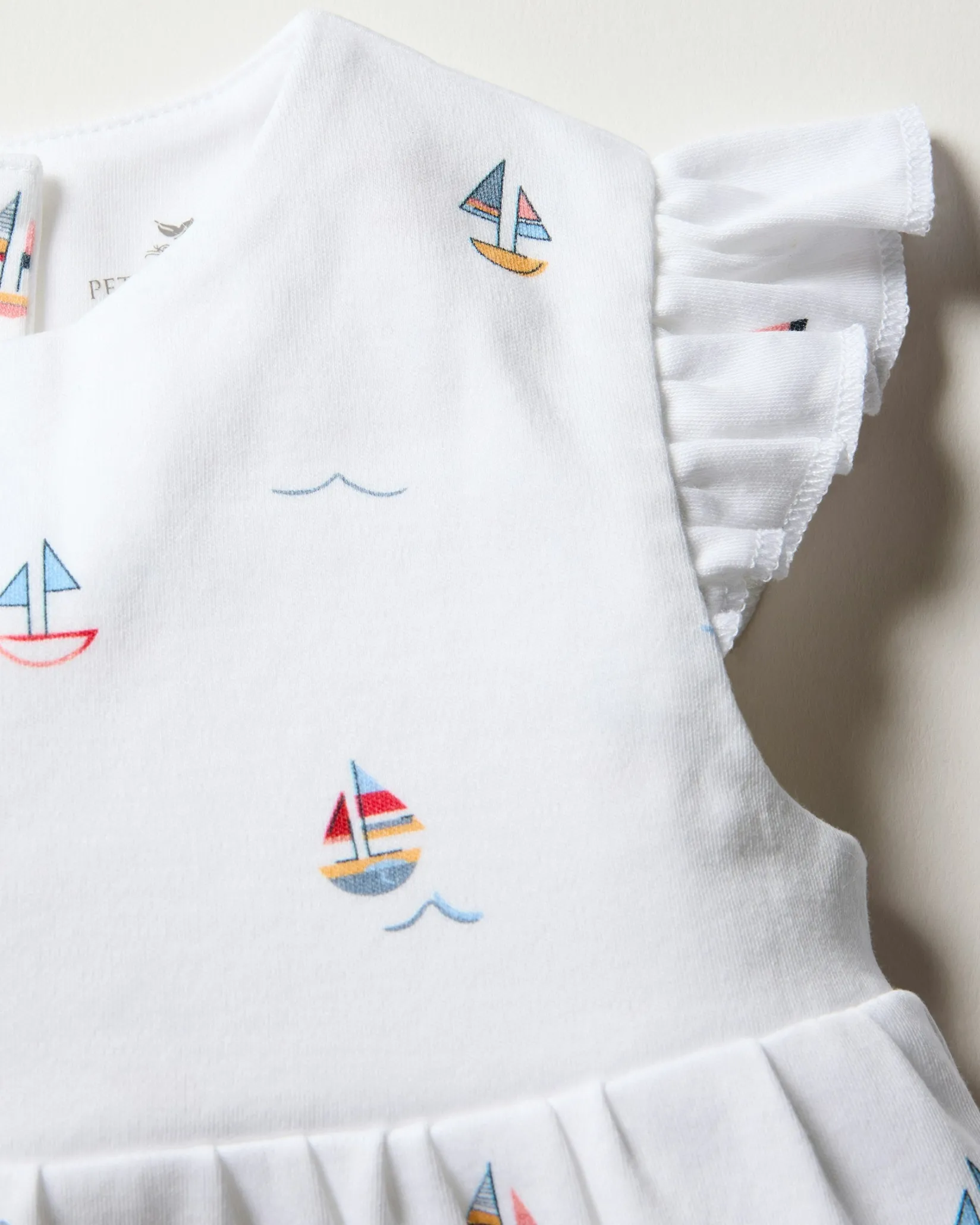 Petite Plume Baby's Pima Isla Play Romper in Bateau