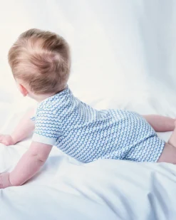Petite Plume Baby's Pima Louis Play Romper in Bateau