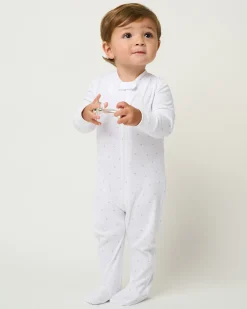 Petite Plume Baby's Pima Romper in Palmier