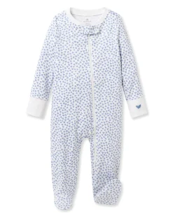 Petite Plume Baby's Pima Romper in Palmier