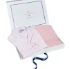 Petite Plume Baby's Pink Gingham Classic Romper & Cashmere Blanket Gift Set