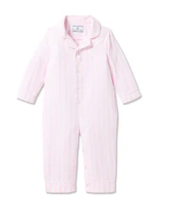 Petite Plume Baby's Pink Gingham Classic Romper & Cashmere Blanket Gift Set