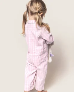 Petite Plume Baby's Pink Gingham Classic Romper & Cashmere Blanket Gift Set