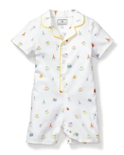 Petite Plume Baby's Twill Summer Romper in
