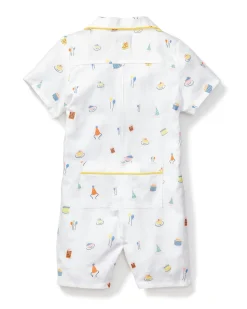 Petite Plume Baby's Twill Summer Romper in