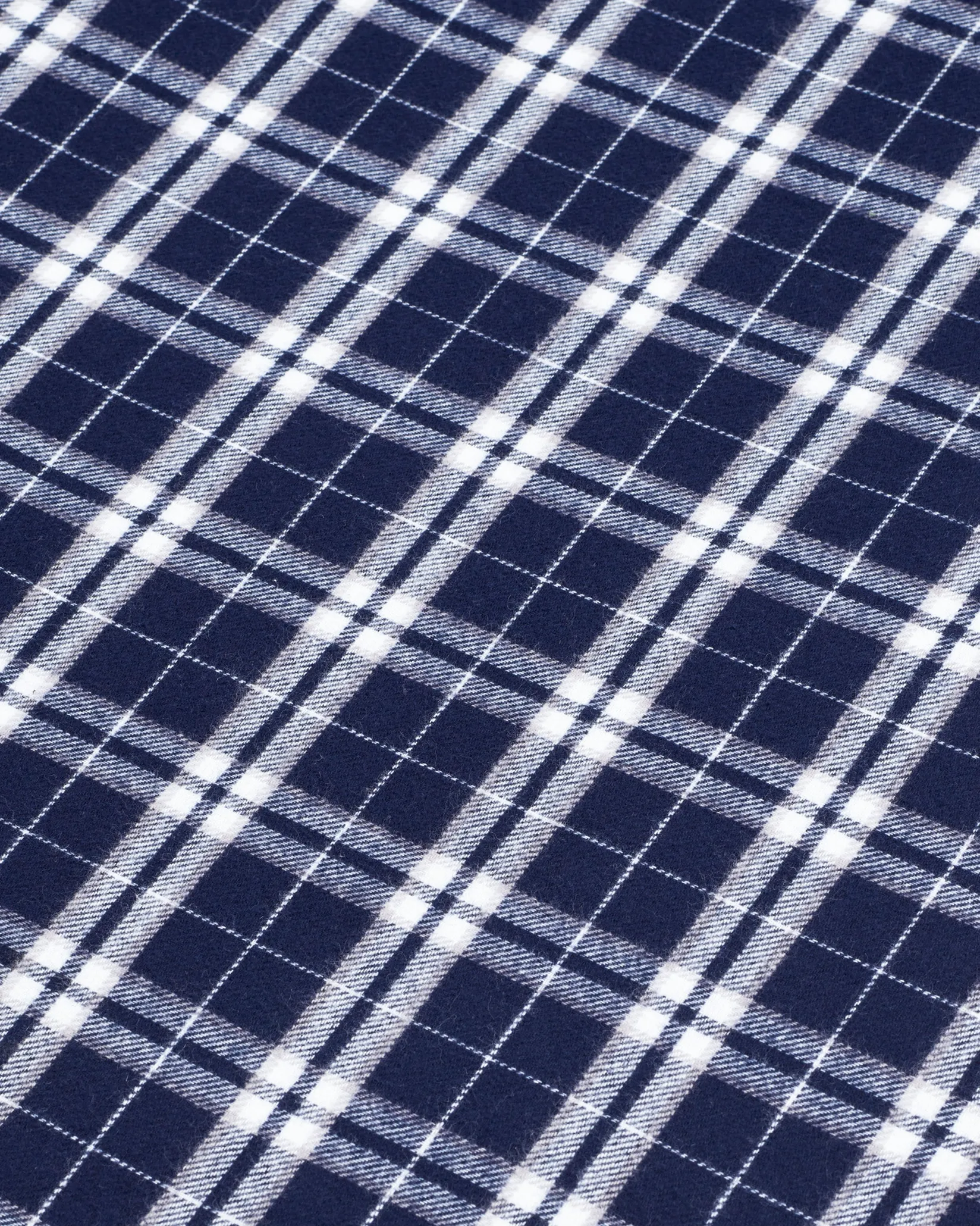 Petite Plume Flannel Bed Sheet Set in Oxford Tartan