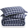 Petite Plume Flannel Duvet Set in Oxford Tartan