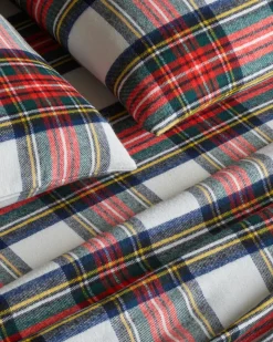Petite Plume Flannel Sheets in Balmoral Tartan