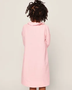 Kids Petite Plume Girl's Flannel Victoria Nightgown in Pink