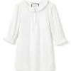 Kids Petite Plume Girl's Flannel Victoria Nightgown in White