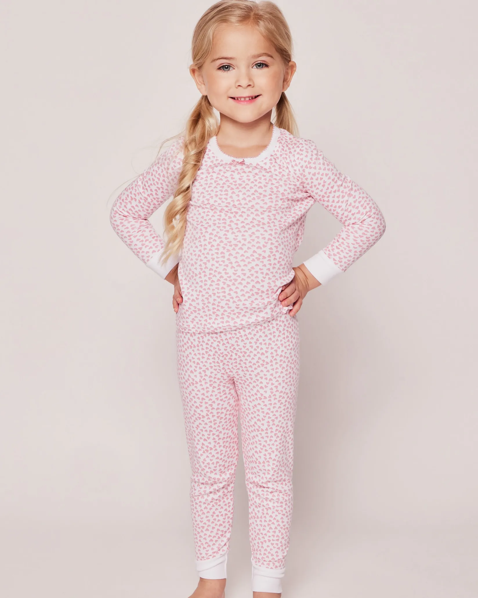 Kids Petite Plume Girl's Pima Snug Fit Pajama Trio
