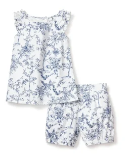 Kids Petite Plume Girl's Twill Amelie Short Set in