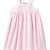 Kids Petite Plume Girl's Twill Charlotte Nightgown in Pink Gingham