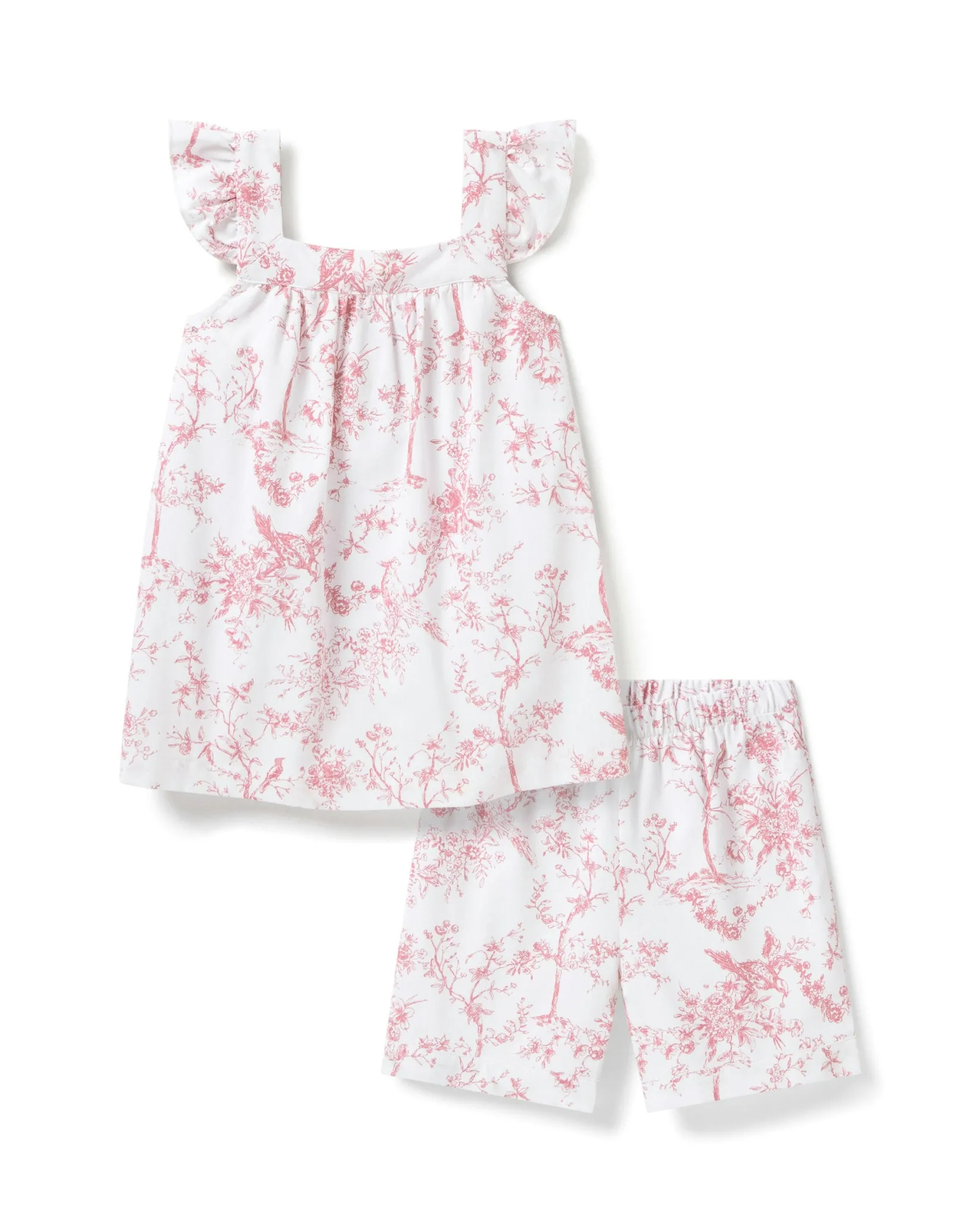 Kids Petite Plume Girl's Twill Clara Short Set in