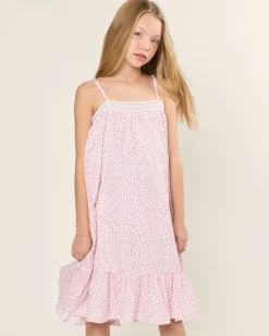 Kids Petite Plume Girl's Twill Lily Nightgown in Flamingos