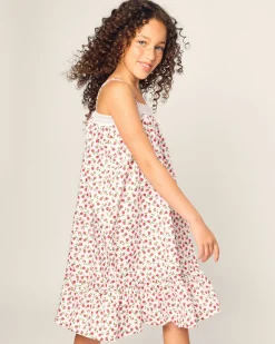 Kids Petite Plume Girl's Twill Lily Nightgown in Petite Petals