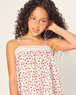 Kids Petite Plume Girl's Twill Lily Nightgown in Petite Petals