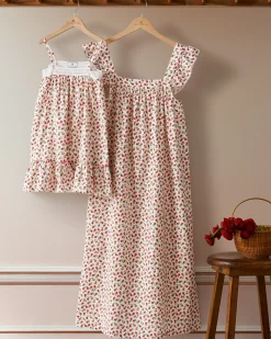 Kids Petite Plume Girl's Twill Lily Nightgown in Petite Petals