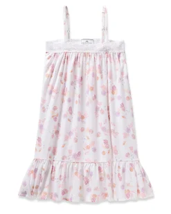 Kids Petite Plume Girl's Twill Lily Nightgown in Petite Petals