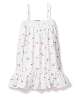 Kids Petite Plume Girl's Twill Lily Nightgown in Seashell Splendor