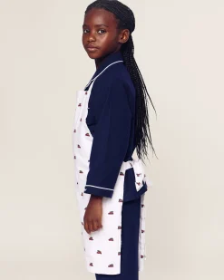 Petite Plume Kid's Apron in Holiday Journey