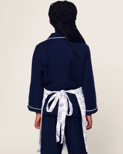 Petite Plume Kid's Apron in Timeless Toile