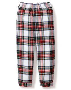 Kids Petite Plume Kid's Brushed Cotton Pajama Pant in Imperial Tartan
