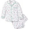 Kids Petite Plume Kid's Flannel Pajama Set in Après Ski