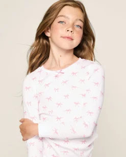 Kids Petite Plume Kid's Pima Snug Fit Pajama Set in Dorset Floral
