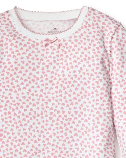 Kids Petite Plume Kid's Pima Snug Fit Pajama Set in Sweethearts