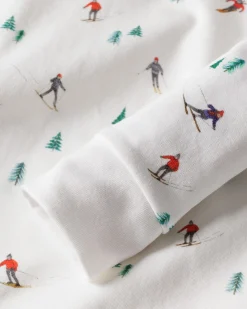 Kids Petite Plume Kid's Pima Snug Fit Pajama Set in Après Ski