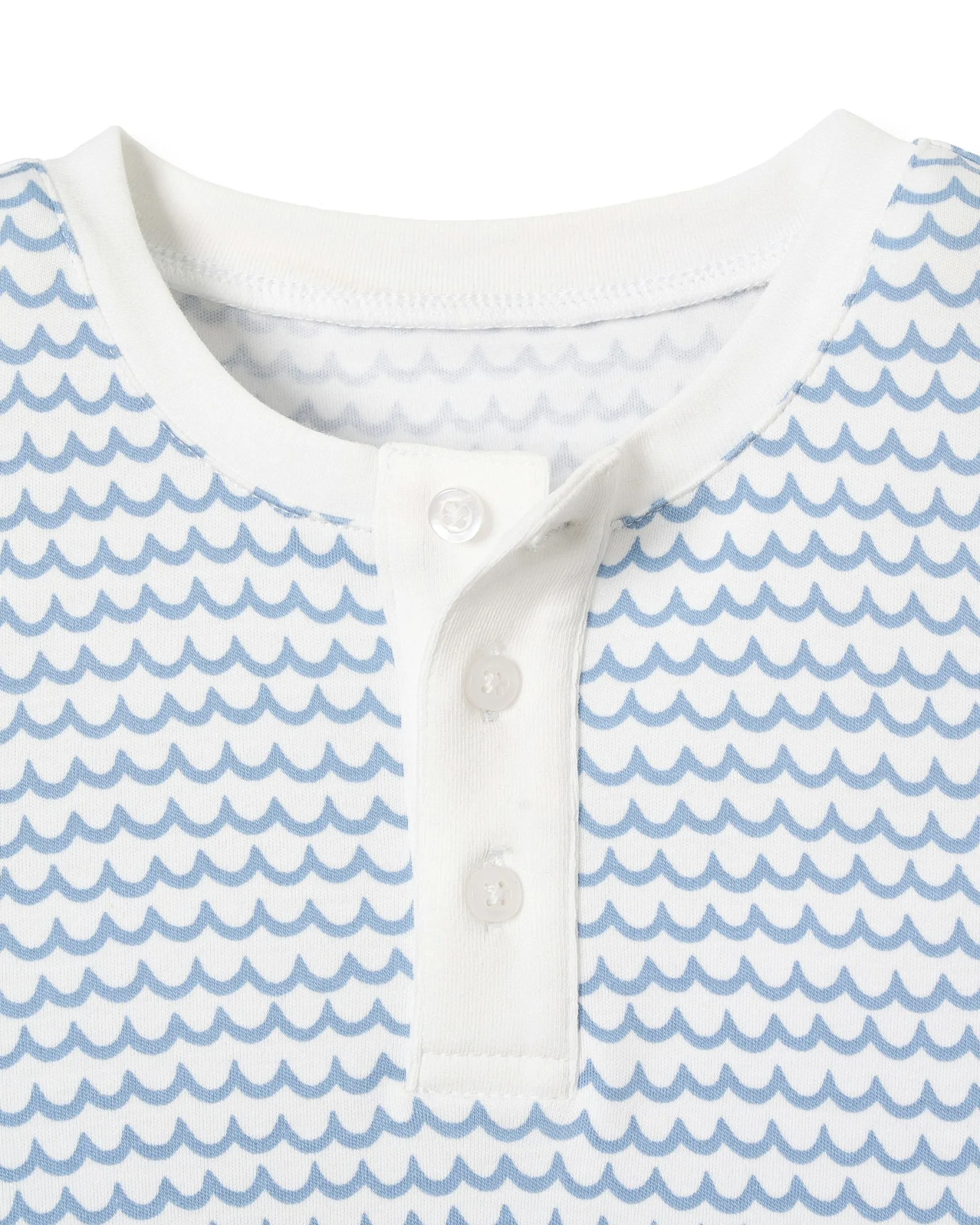 Kids Petite Plume Kid's Pima Snug Fit Short Set in Bateau
