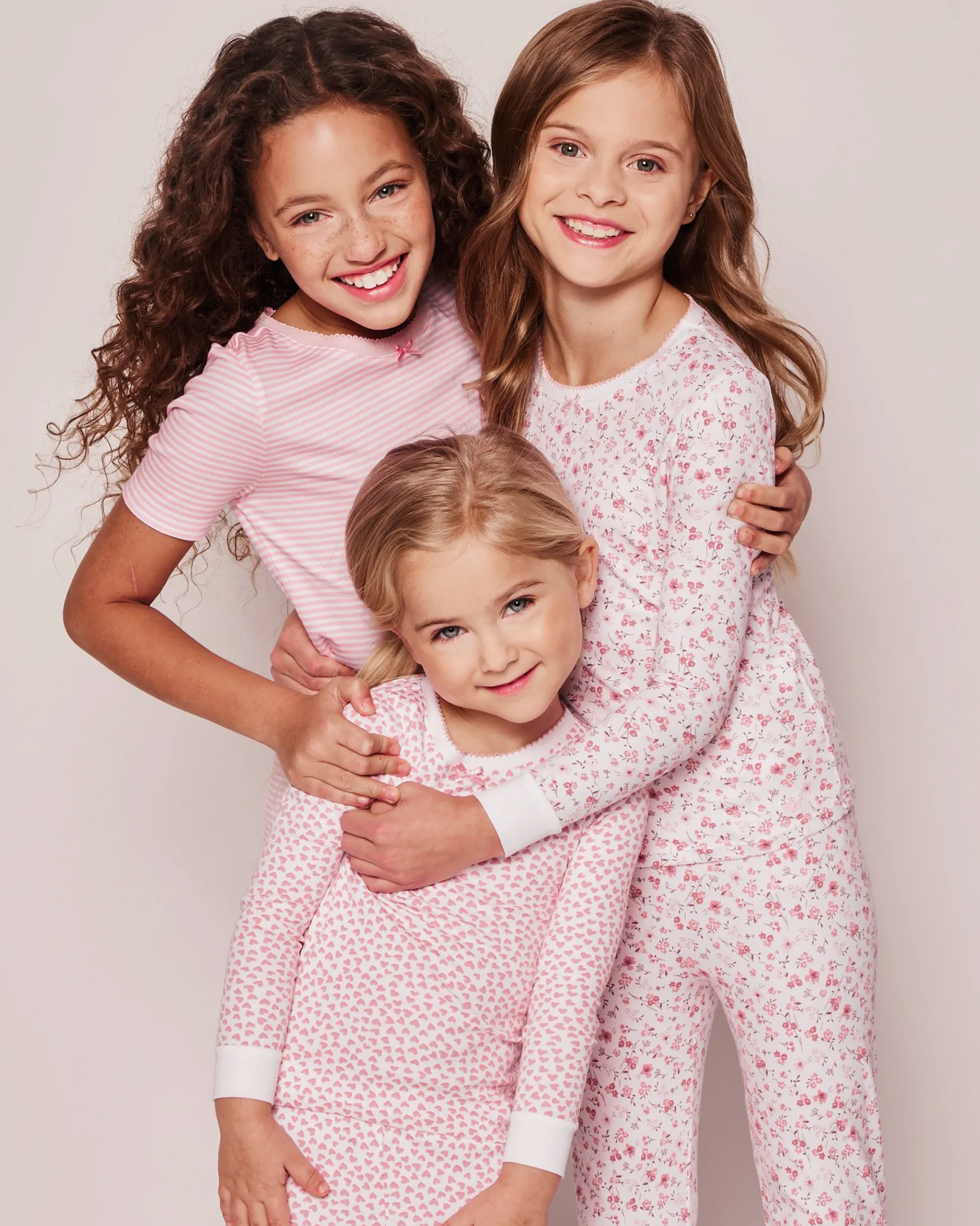 Kids Petite Plume Kid's Pima Snug Fit Short Set in
