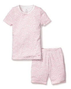 Kids Petite Plume Kid's Pima Snug Fit Short Set in Dorset Floral