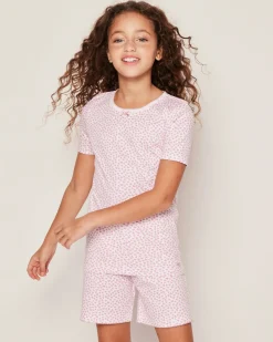 Kids Petite Plume Kid's Pima Snug Fit Short Set in Dorset Floral